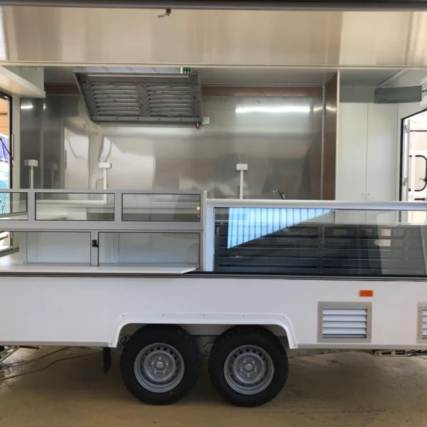 Remorque stand de vente réfrigérer