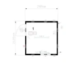 Conteneur Bureau 2.98 x 2.43 mètre – Image 2