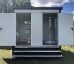 Conteneur sanitaire -WC + douche + réservoir