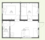 Conteneur Maison modulaire clé en main de 35 m2 toute l’année – Image 15