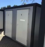 Conteneur sanitaire de toilette double cabine – Image 3