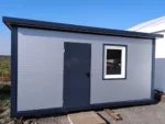 Conteneur résidentiel social de 12m2 avec salle de bain et cuisine 5x2,5m