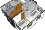 Conteneur Mobile Tiny House Deluxe avec Cuisine – Image 3