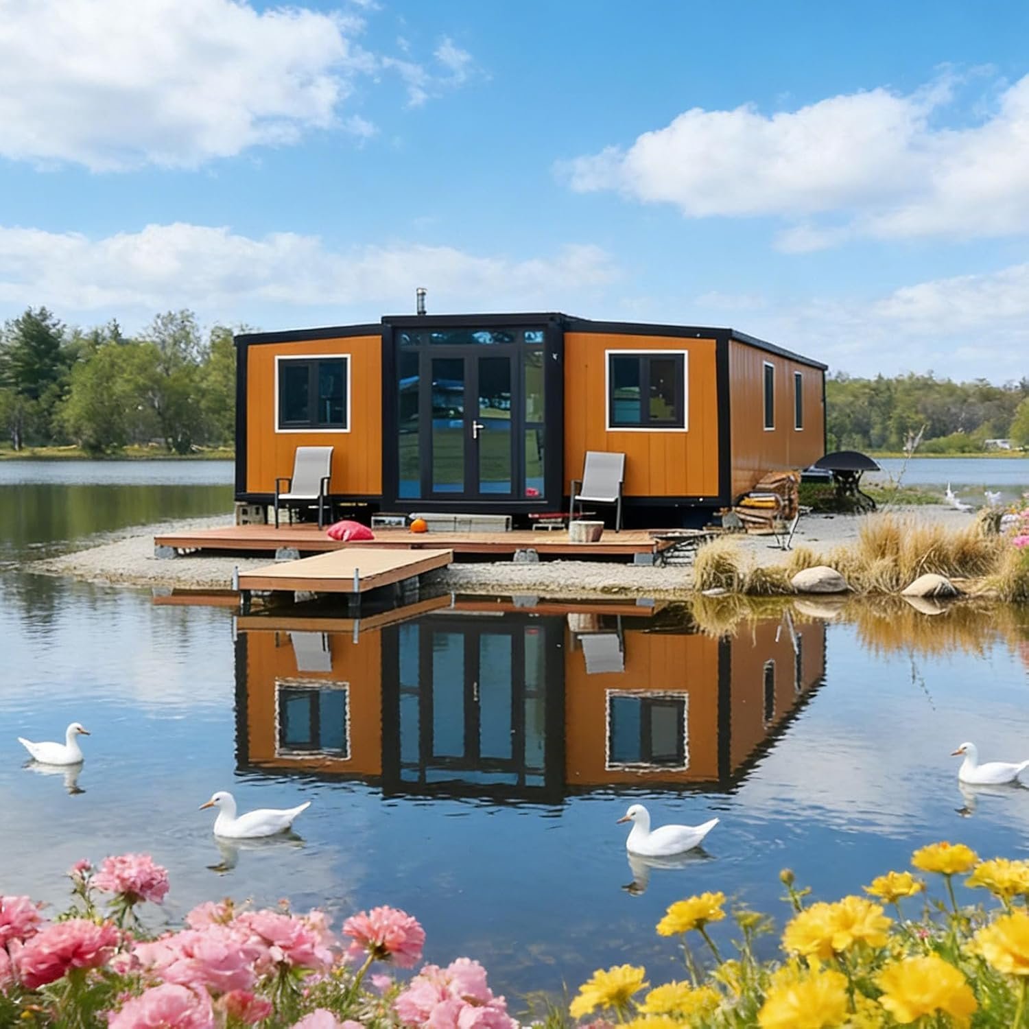 71sLs2mEZnL._AC_SL1500_.jpg Conteneur maison miniature extensible – Image 1