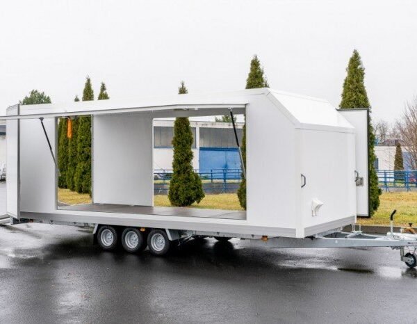 REMORQUE TRANSPORTEUR DE VÉHICULES II À 3 ESSIEUX