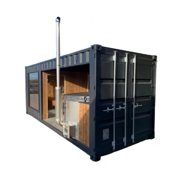 Container aménagé en Spa 15 m² pour 4 à 6 personnes