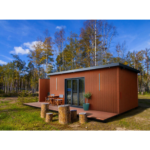 Conteneur converti espace de vie extérieur moderne et élégant – Image 24