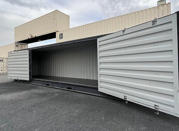 Container maritime 40′ HC OPEN SIDE 1er voyage