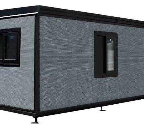 Conteneur comme habitat Deluxe 12x6m 3 chambres et cuisine