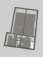 Conteneur Modulaire en panneaux sandwich – bureaux, commerces/logements, 6 pièces – 63 m² – Image 38