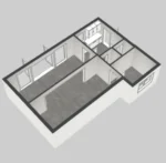 Conteneur Modulaire en panneaux sandwich – bureaux, commerces/logements, 6 pièces – 63 m² – Image 39