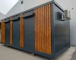 Container de bureau de 21 m² avec WC et kitchenette
