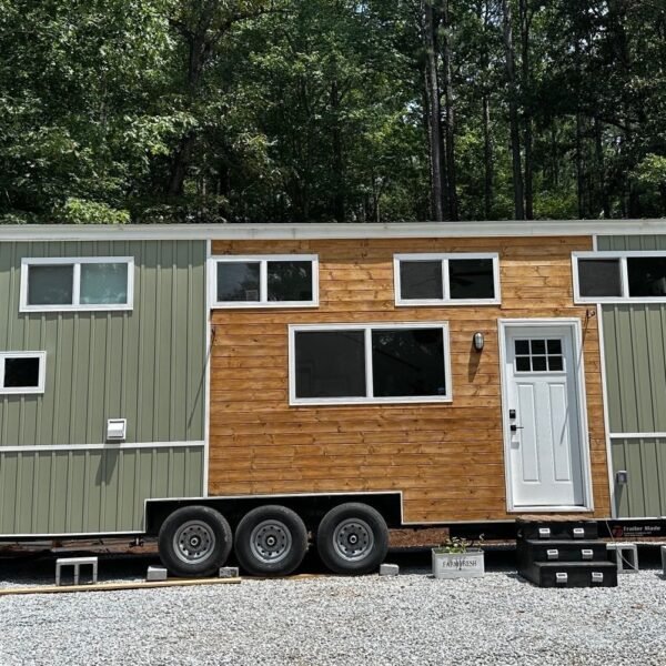 Tiny House lumineuse 35m² et aérée sur roues avec 2 chambres - 1 salle de bain