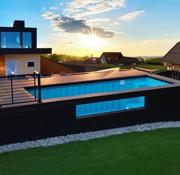 Conteneur piscine 20 pieds et 40 pieds